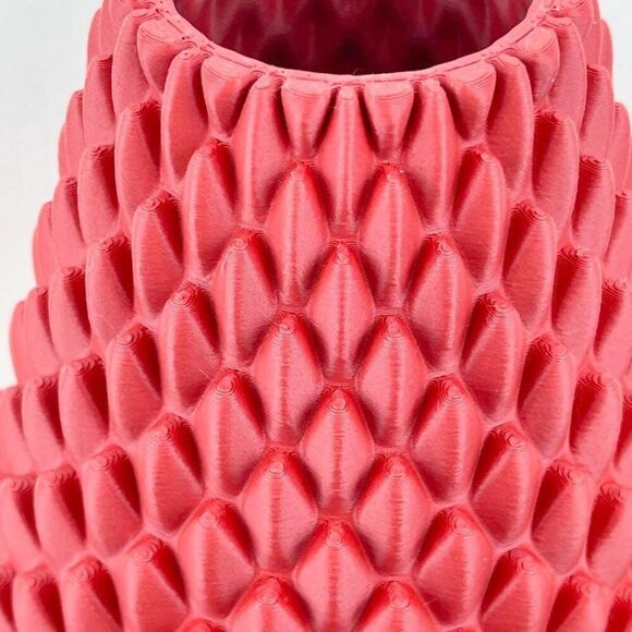 Modern Vase, Dragonscale Flower Vase - Picture 3 of 9